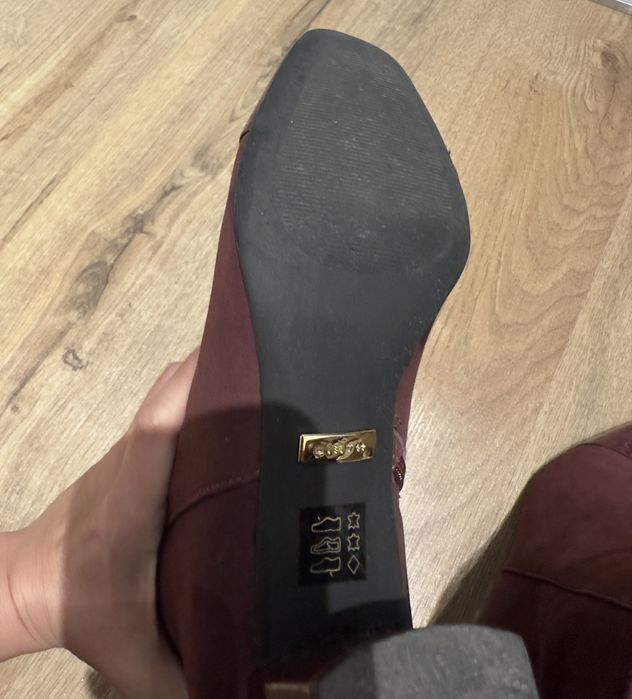 Ботинки кожанные