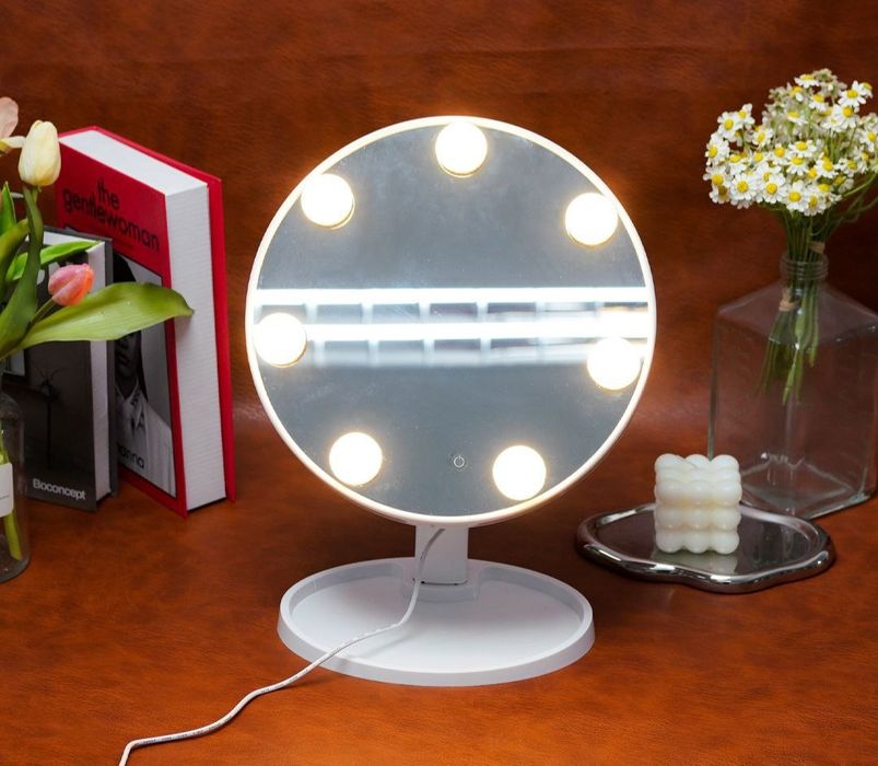 Зеркало гримерное с подсветкой