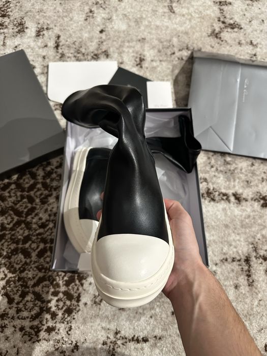 rick owens ankle boots 37