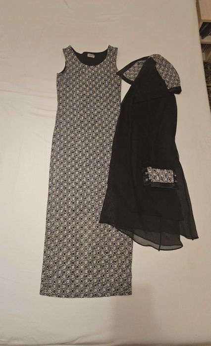 Rochie de gala dantela cu blazer de voal Cabrini (Italy) mar M