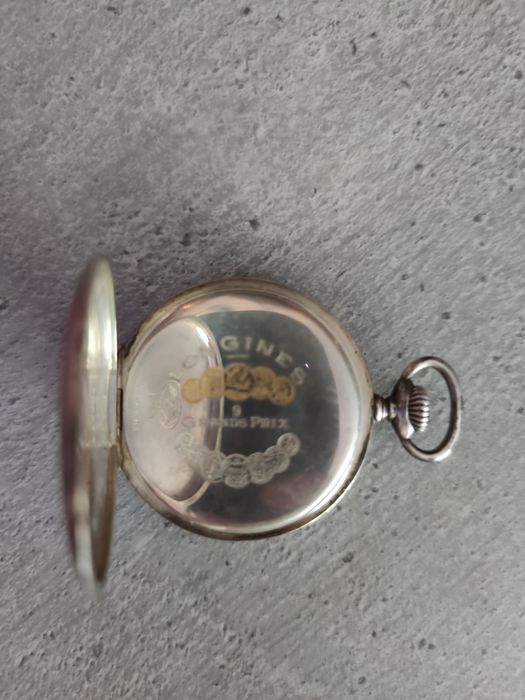 Ceas de buzunar argint masiv Longines Grand Prix (1929)