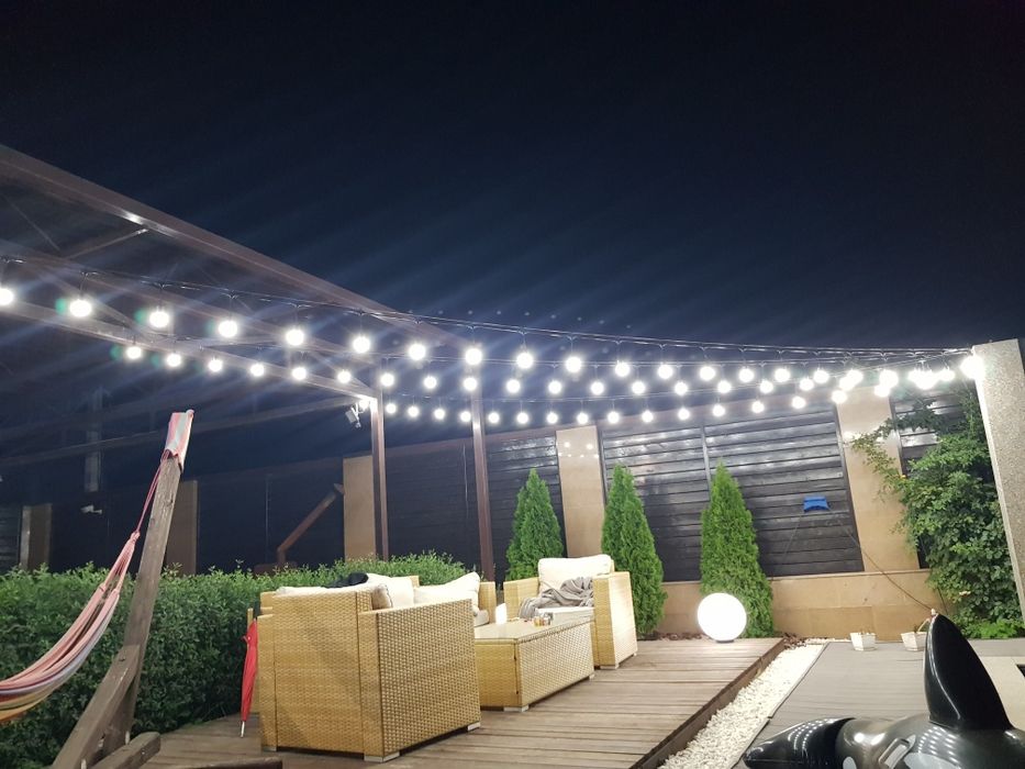 Гирлянды в Алматы, ретро гирлянды, освящение