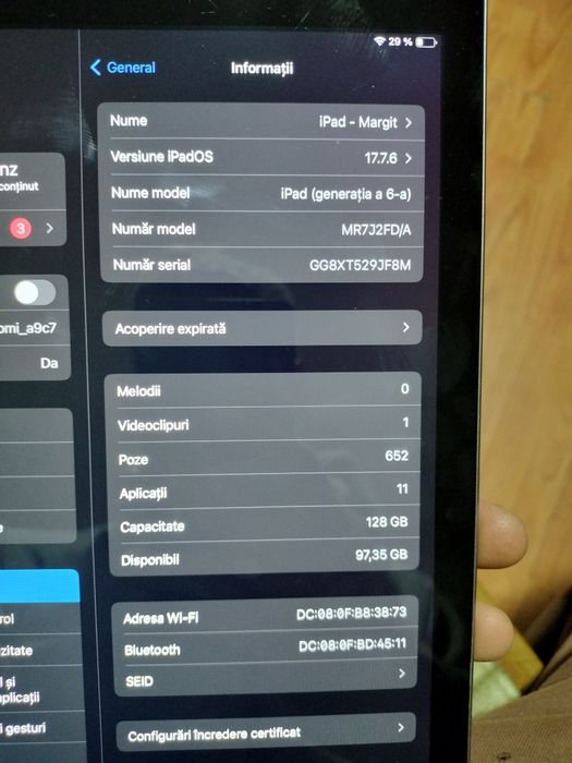Vând iPad in stare bună