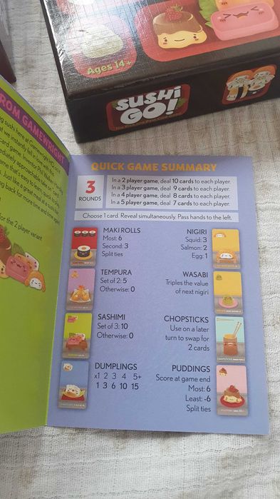 Sushi Go joc de carti super amuzant pt petreceri