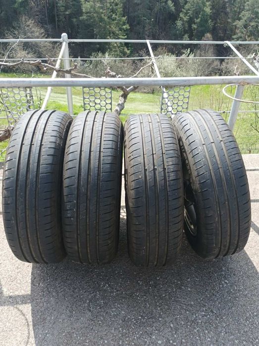 Продавам алуминиеви джанти с летни гуми Fulda за Рено Сценик 15" 185/65/15