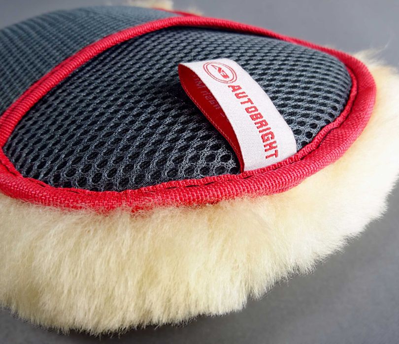 Професионална Ръкохватка / Гъба за Миене на Кола от Агнешка Вълна