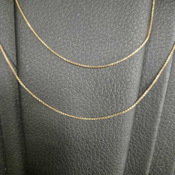 ( B31889.1 / Ag28 Doi Baieti ) Lant Aur 14K - 1.97 grame / 886 lei