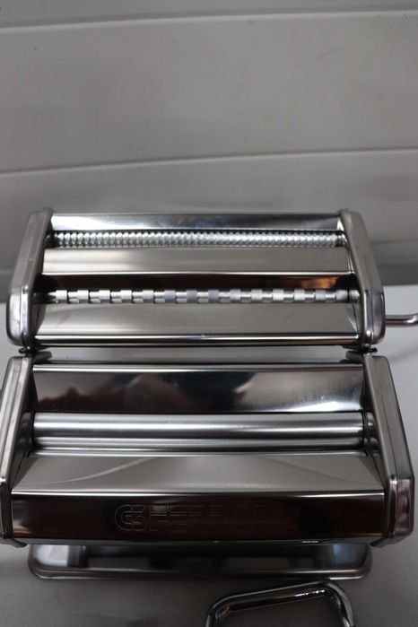 G3 Ferrari G20124 Easy Pasta Machine, неръждаема стомана, ролки 18 см