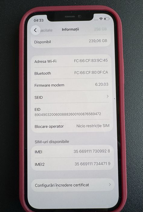 Iphone 12 pro 256 gb Pacific Blue