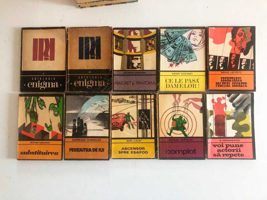 30 de carti din Colectia Enigma - editura ptr. Literatura Universala