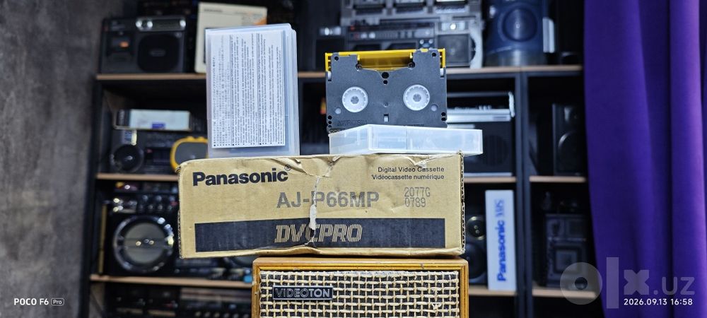 Цифровая видеокассета формата DVCPRO — Panasonic AJ-P66MP.