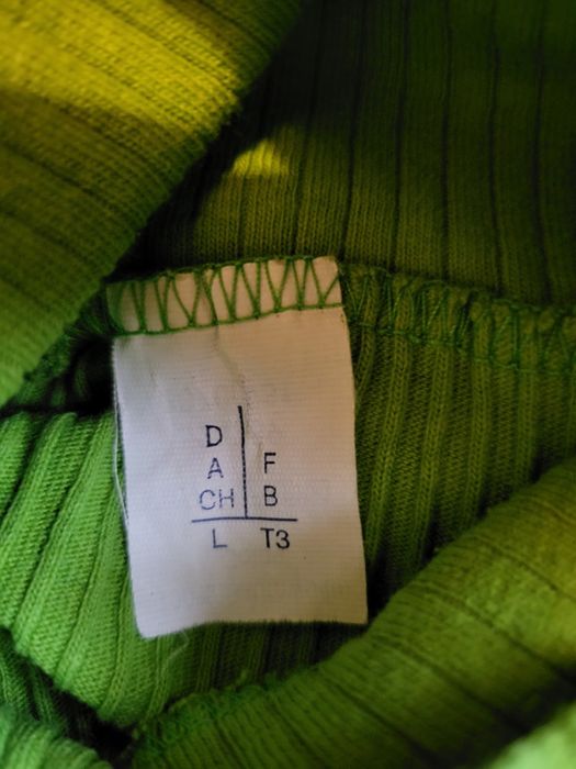 Дамски потник плетиво, пуловер туника, издължена поло яка