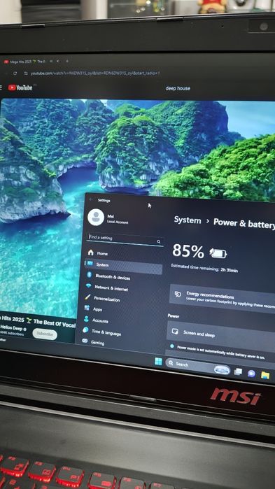MSI Gaming,Ecran 17"FHD,Cpu i5,RAM 16gb Ddr4,SSD+HDD,Nvidia GTX 1050Ti