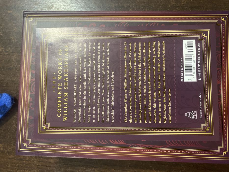 The Complete Works of W. Shakespeare