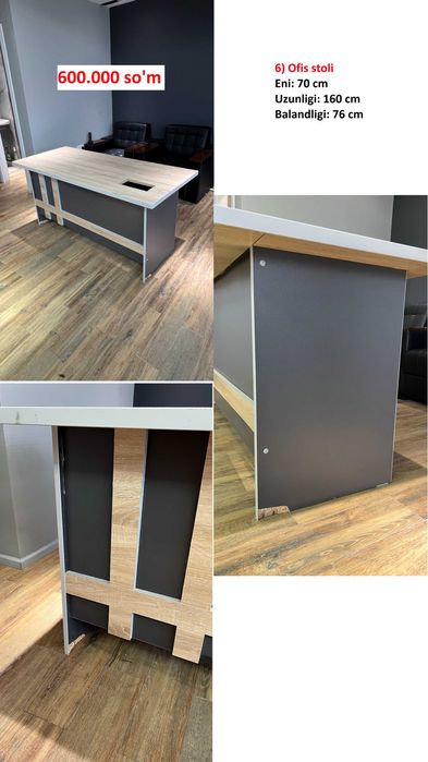 Ishlatilgan ofis mebellari - arzon narxda