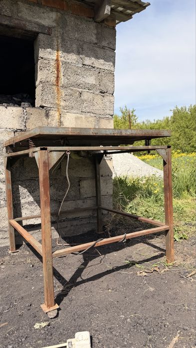 Вибростол для брусчатки, тротуарная плитка.