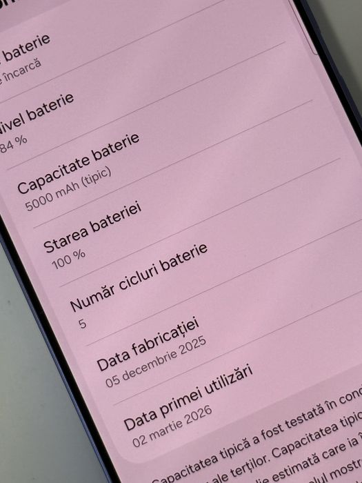 Samsung S26 ULTRA 512 GB 5 Cicluri de incarcare ca NOU