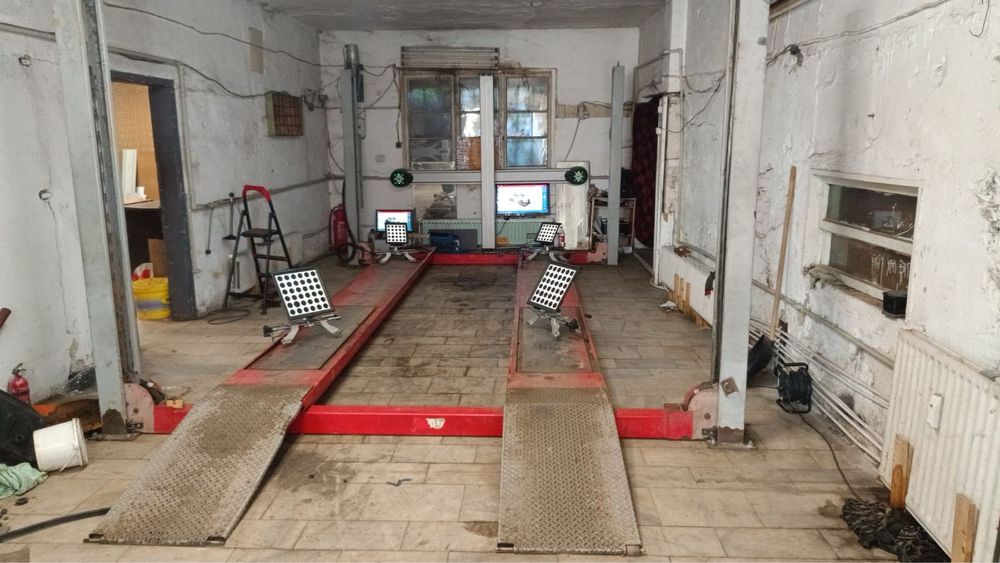 Стенд за реглаж преден и заден мост + 4 колонен подемник