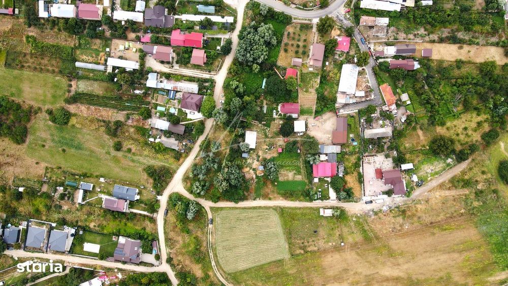 Teren intravilan la Teghes – pozitionare excelenta langa padure