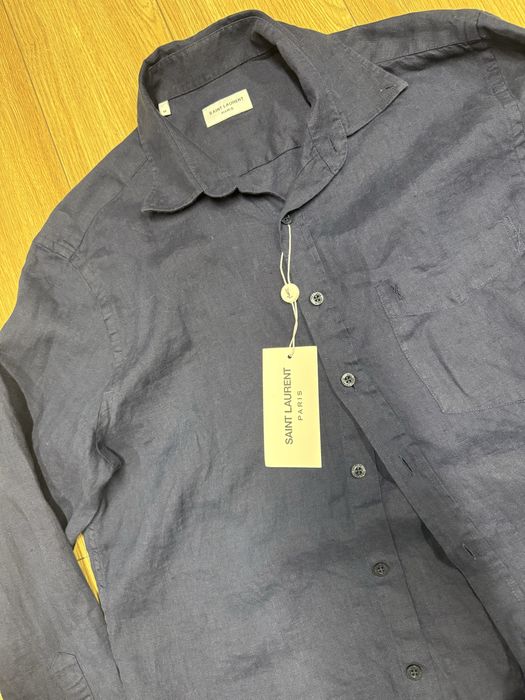 Мъжка ленена риза нова M