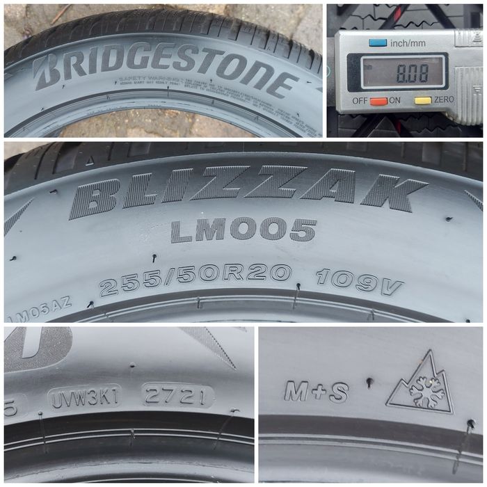 O bucată 255/50 R20 M+S iarnă - una Bridgestone Continental Pirelli