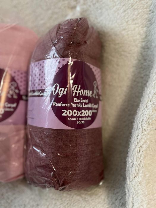 Чарлшаф с ластик+2бр калъфки