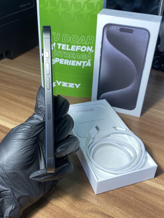 iPhone 15 Pro • 128 GB • Black Titanium