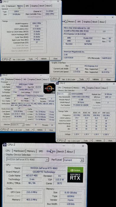 PC GAMING – RTX 4060 + Ryzen 7 3700X