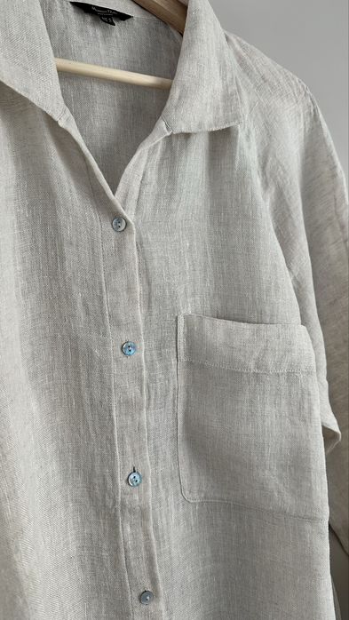 Продается льняная рубашка-туника от Massimo Dutti