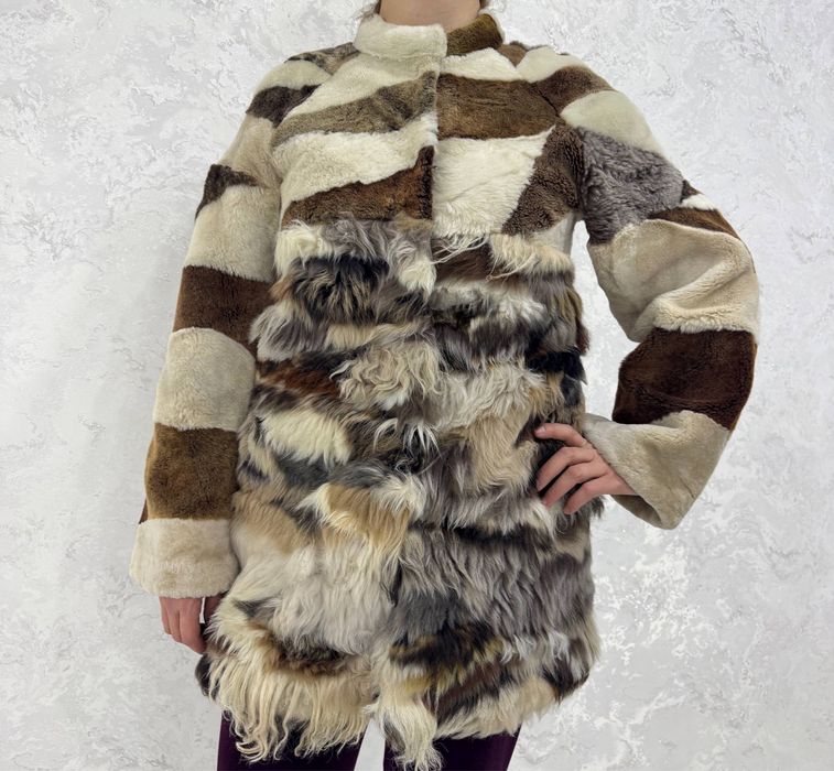 Шуба из натурального меха(овен)