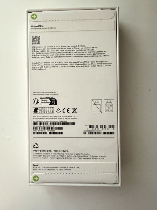 Iphone 17 PRO NOU SIGILAT 256