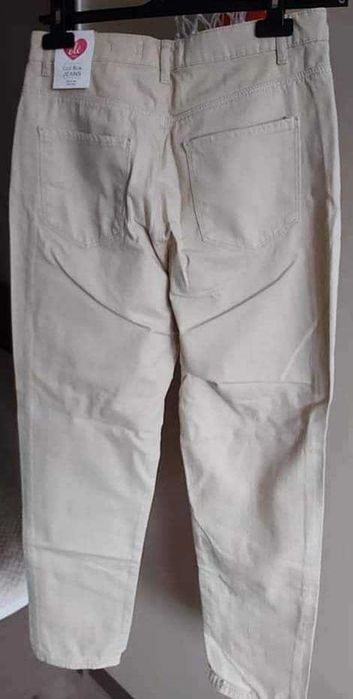 Нови бежови дънки  Cool Mom Jeans, размер 40