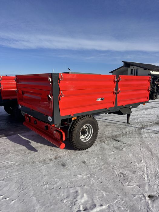 Remorca 5 tone monoax, remorca agricola basculabila