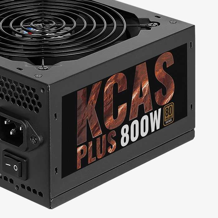 Блок питания AeroCool KCAS PLUS 800W 80+ Bronze