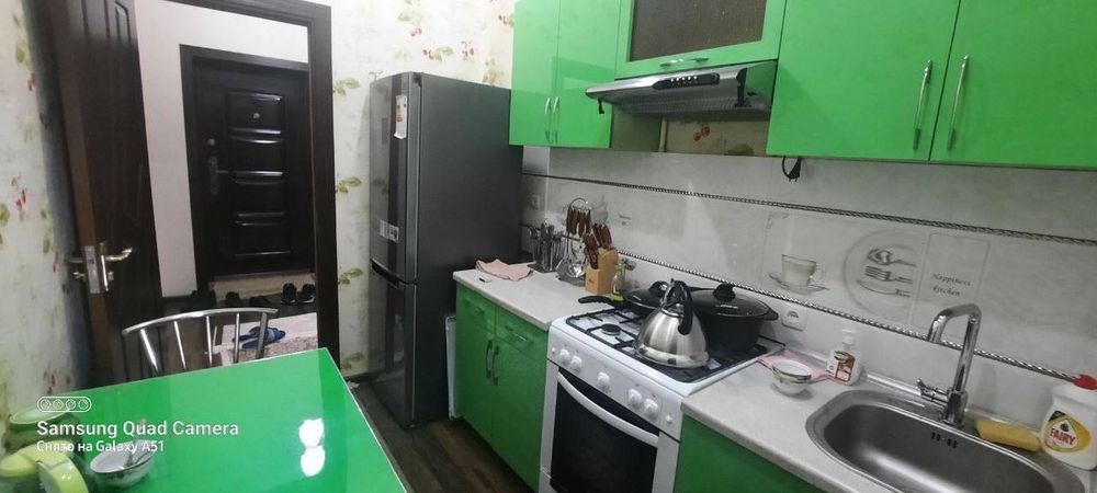 Сдается 2x комнатная квартира
C обстановкой 
В горде Алмалыке