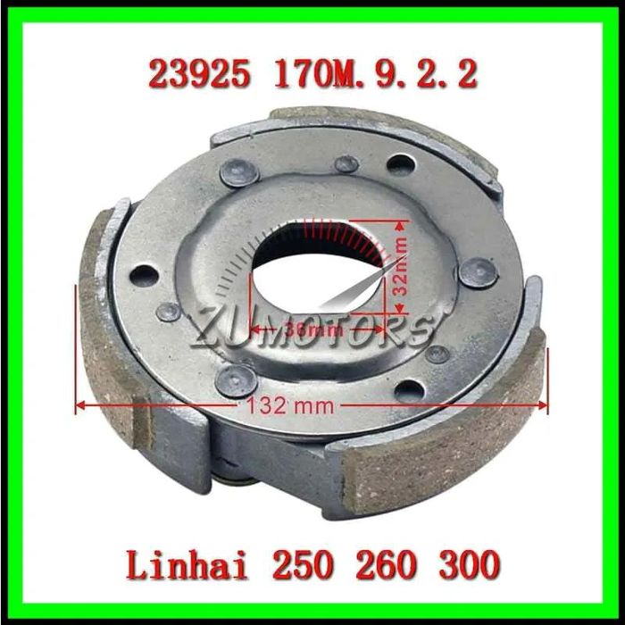 Ambreiaj LINHAI 300 Ansamblu Saboti LINHAI 300 260 Oala 135MM - Cod Original 23925