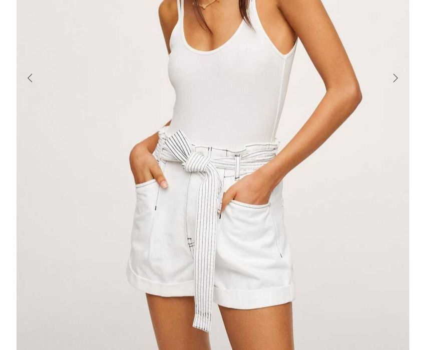 Pantaloni scurti Mango denim marimea XS