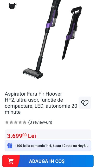 Aspirator Hoover HF2