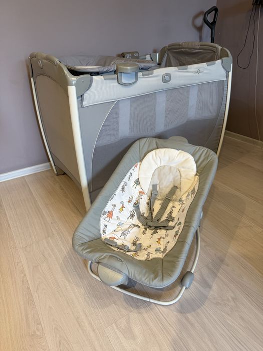 Манеж Joie CLAIR Excursion Change Bounce PORTRAIT