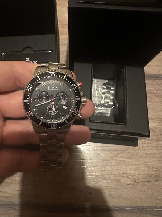 Edox Chronorally S Chronograph 44 mm.