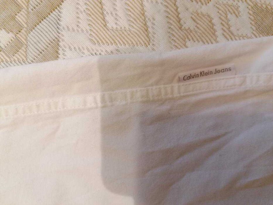 Camasa alba Calvin Klein, masura S, slim fit