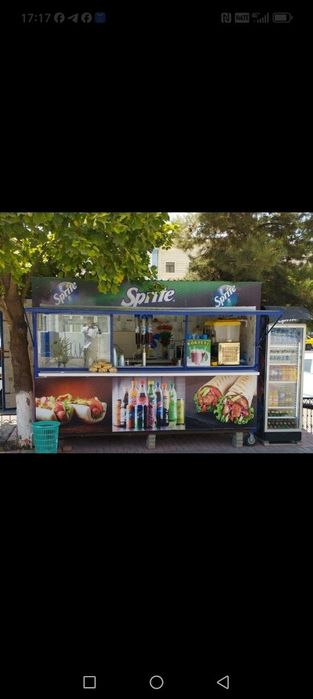 Tayyor biznes uchun fastfud kioski (pavilon) – to'liq jihozlangan