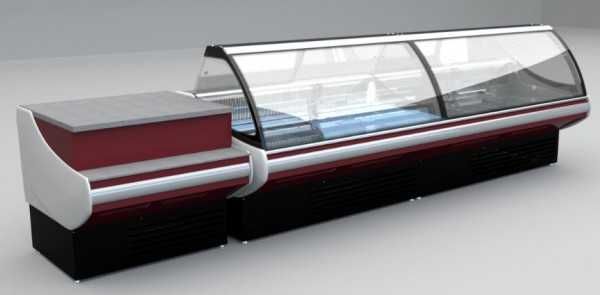Vitrină orizontală asistată SGL 160 cm / NOU