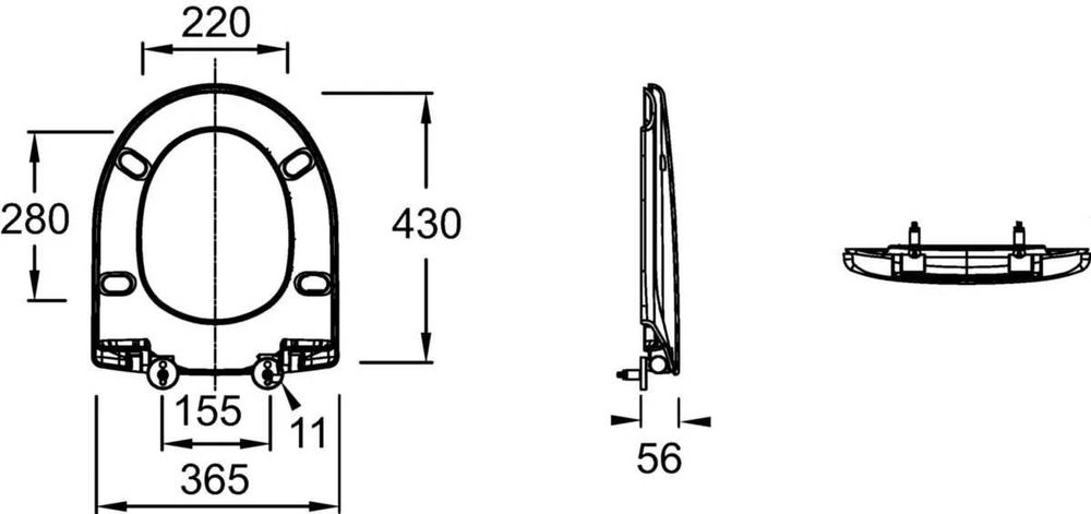 Тоалетна WC седалка/капак Soft Close KOHLER