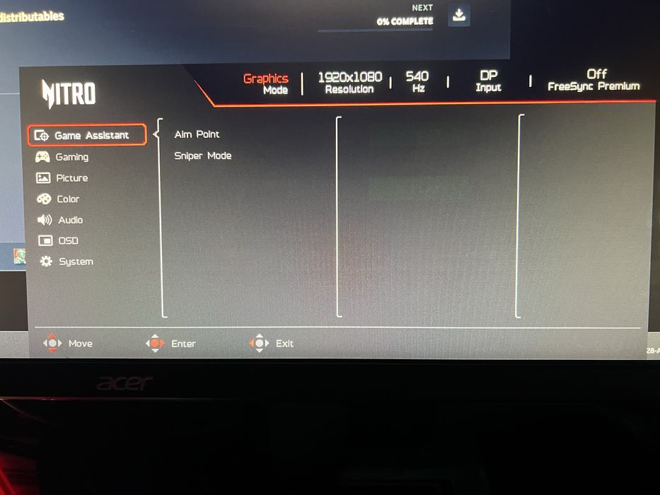 Acer Nitro XV242F (24”)