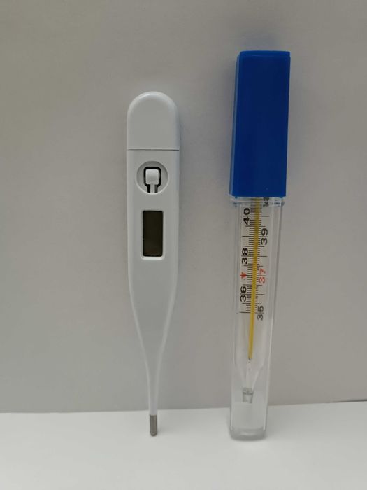 Электронные и ртутные градусники