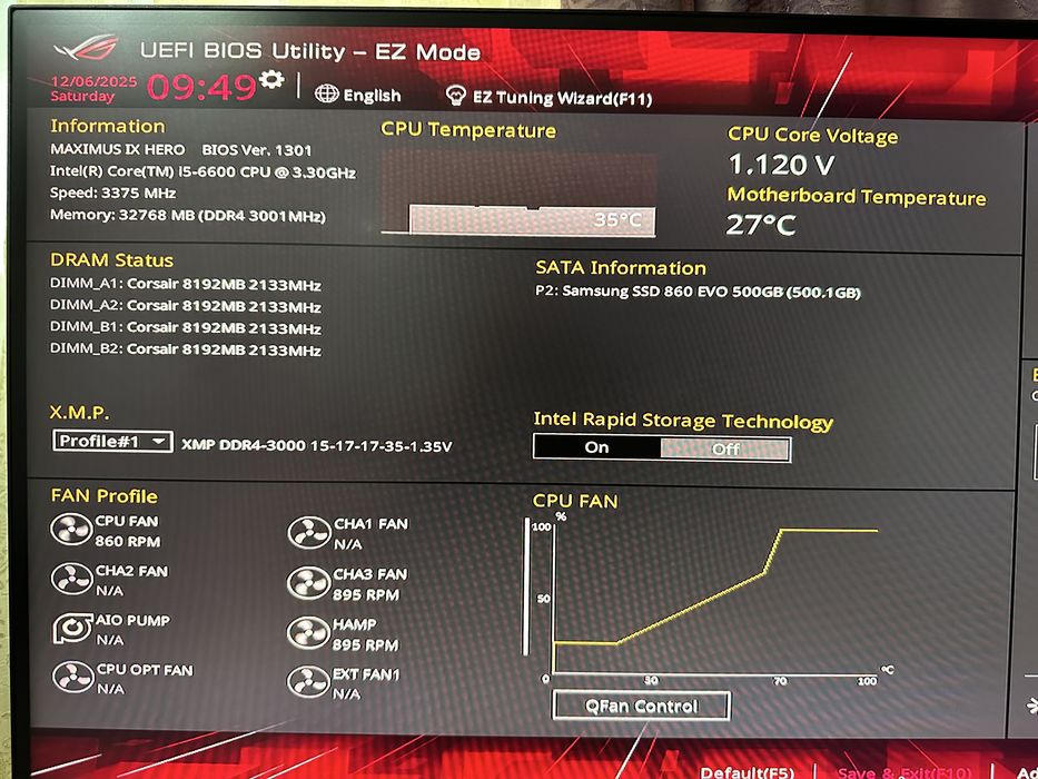 Vând procesor Intel Core i5 6600