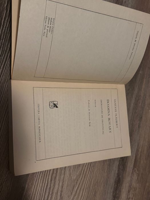 Carte Doamna Bovary, stare excelenta