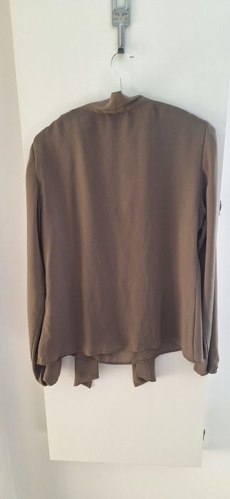 Блуза BATTIBALENO, L/L+, кафяв/шоколадов цвят с панделка