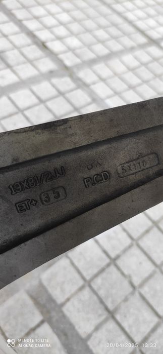 Джанти с гуми  за БМВ  19" 5х120 спорт пакет